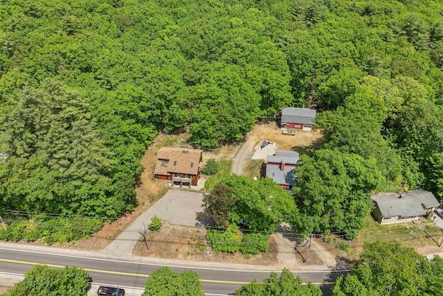 222 Main St, Alton, NH 03809 - aerial view of a heavily wooded area