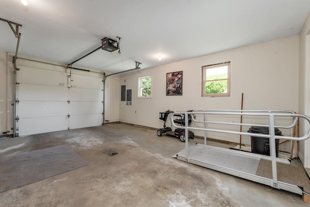 10 Vappi Vale Ln, Moultonborough, NH 03254 - garage featuring a garage door opener and electric panel