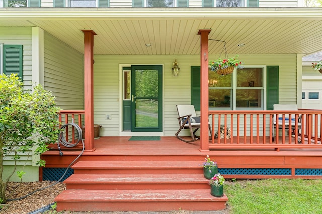 138 Connor Rd, Montpelier, VT 05602 - view of exterior entry featuring covered porch