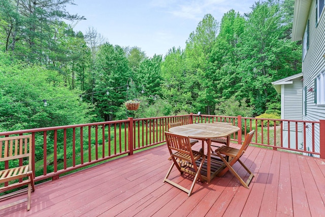 138 Connor Rd, Montpelier, VT 05602 - deck featuring outdoor dining area