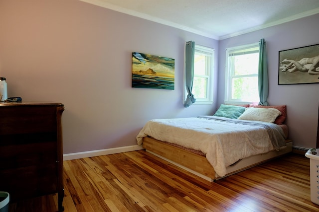 24 Abbott Rd, Concord, NH 03303 - bedroom featuring crown molding, light wood-style flooring, and baseboards