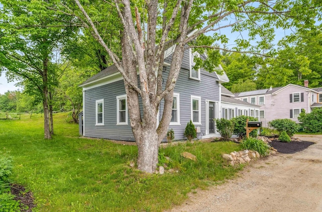 9 Grove Rd, Lyndeborough, NH 03082 - view of front of house featuring a front lawn
