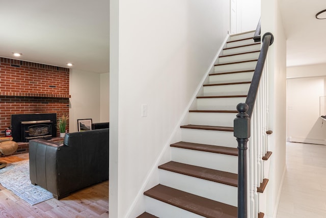 179 Arbor Ln, Colchester, VT 05446 - stairs with wood finished floors and recessed lighting