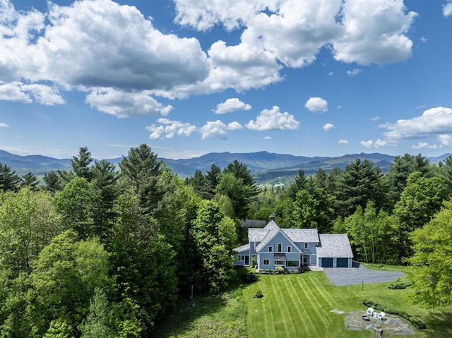 188 Foster Farm Rd, Stowe, VT 05672 - view of mountain background featuring a heavily wooded area