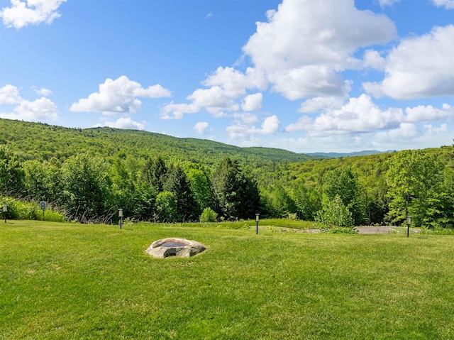 151 Brock Hill Rd, Bridgewater, NH 03222 - mountain view with a heavily wooded area