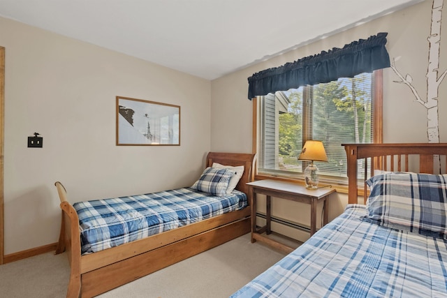 10 Mountain Brook Cir Unit 2, Lincoln, NH 03251 - carpeted bedroom featuring baseboard heating
