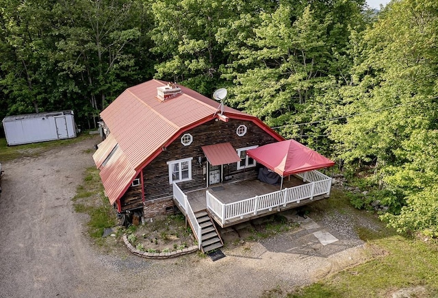 594 Suncook Valley Rd, Alton, NH 03809 - view of subject property featuring a heavily wooded area