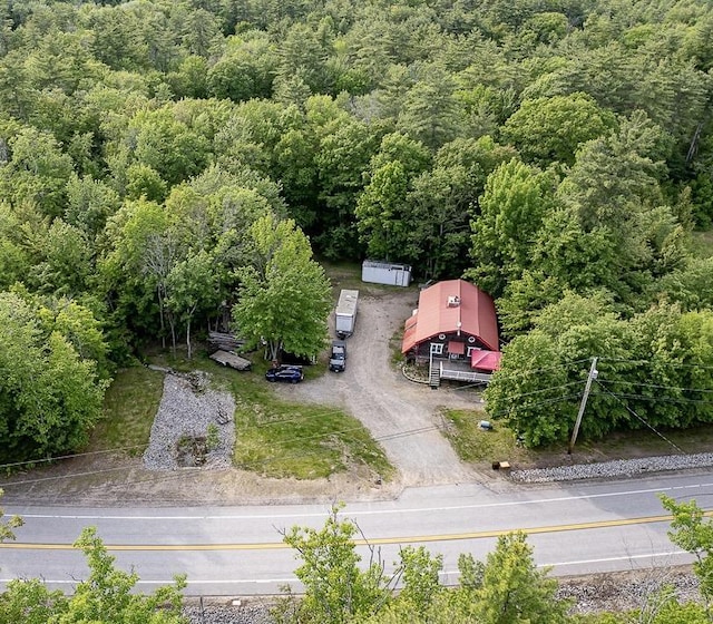 594 Suncook Valley Rd, Alton, NH 03809 - drone / aerial view of a heavily wooded area