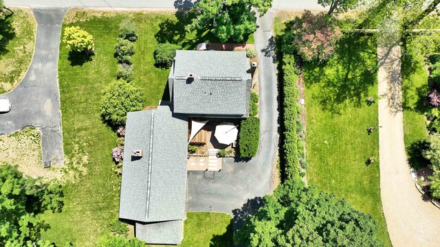 3 Foundry St, Amherst, NH 03031 - drone / aerial view