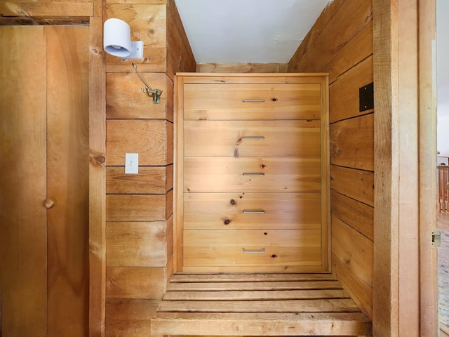 1065 Center Fayston Rd, Fayston, VT 05660 - sauna featuring wood walls