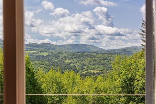 1065 Center Fayston Rd, Fayston, VT 05660 - mountain view featuring a heavily wooded area
