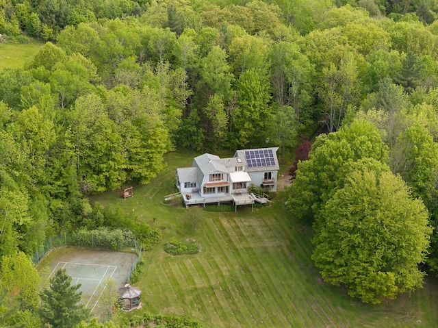 1065 Center Fayston Rd, Fayston, VT 05660 - view from above of property featuring a forest