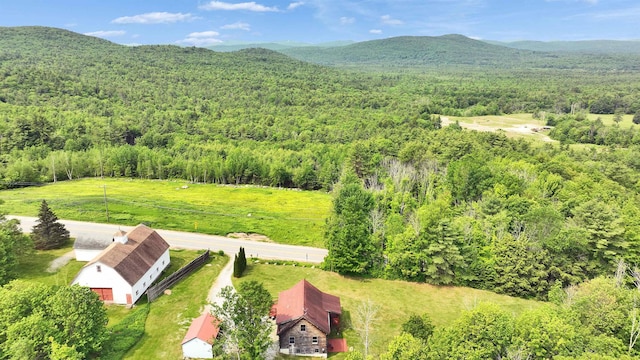 201 Deering Center Rd, Deering, NH 03244 - view of subject property featuring a heavily wooded area and mountains