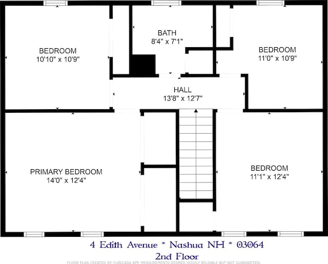 4 Edith Ave, Nashua, NH 03064 - property floor plan