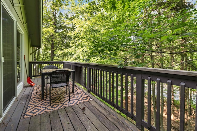 6 Chalet Dr, Gilford, NH 03249 - view of wooden terrace