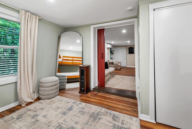 6 Chalet Dr, Gilford, NH 03249 - bedroom with wood finished floors, baseboards, and recessed lighting
