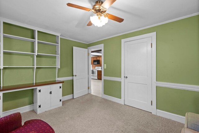 3 Patton St, Rochester, NH 03867 - unfurnished bedroom featuring baseboards, crown molding, and ceiling fan