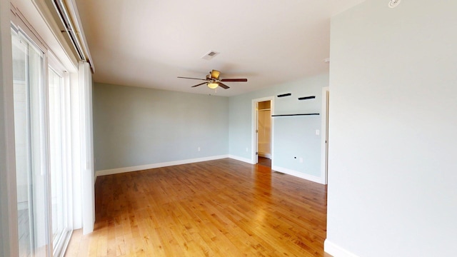 5 Callaway Dr Unit 2, Concord, NH 03301 - unfurnished room with a ceiling fan, light wood-style flooring, and baseboards