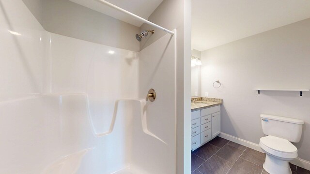 5 Callaway Dr Unit 2, Concord, NH 03301 - full bathroom with vanity, baseboards, a shower, and toilet