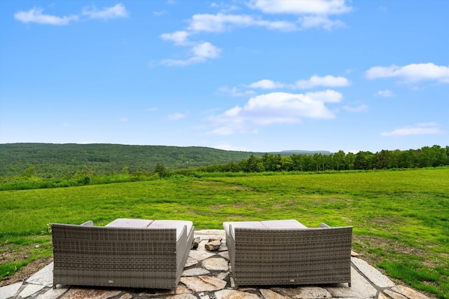 64 Sterling Pl, Bow, NH 03304 - view of patio with a view of trees