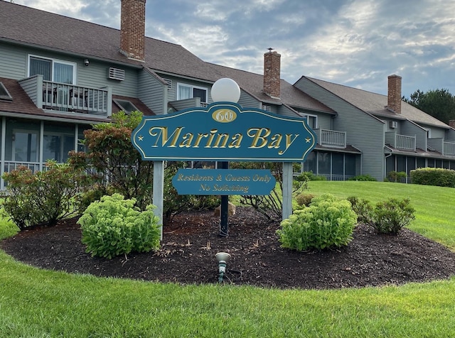 60 Weirs Rd Unit H1, Gilford, NH 03249 - community / neighborhood sign featuring a yard
