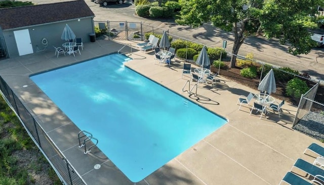 60 Weirs Rd Unit H1, Gilford, NH 03249 - community pool featuring a patio area