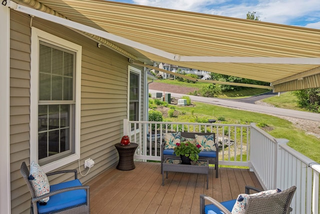 4 Mountain Ridge Dr, Meredith, NH 03253 - view of wooden terrace
