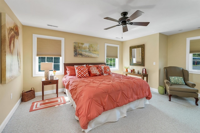 4 Mountain Ridge Dr, Meredith, NH 03253 - carpeted bedroom featuring baseboards and ceiling fan