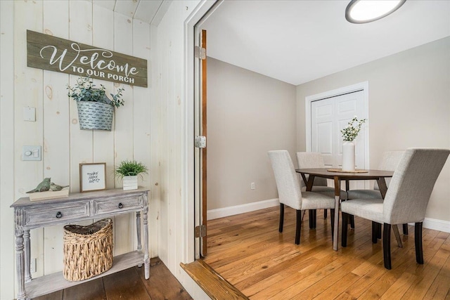85 Lee Ave, Manchester, NH 03109 - dining space with hardwood / wood-style floors and baseboards