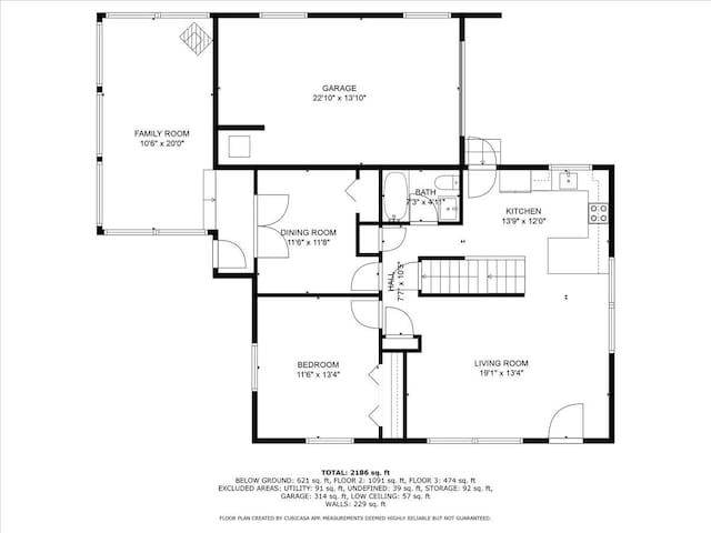 85 Lee Ave, Manchester, NH 03109 - floor plan / room layout