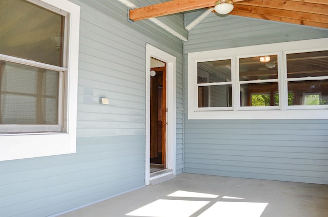 170 Brown Rd, Harrisville, NH 03450 - unfurnished sunroom featuring vaulted ceiling