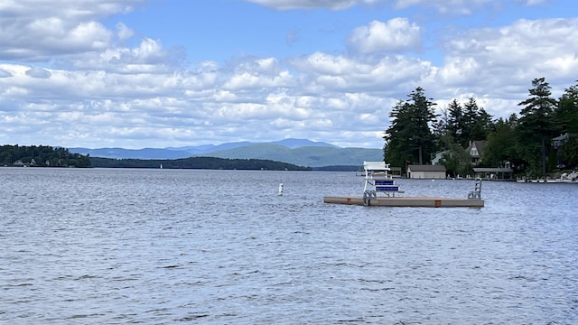 110 Heights Rd, Gilford, NH 03249 - water view featuring mountains