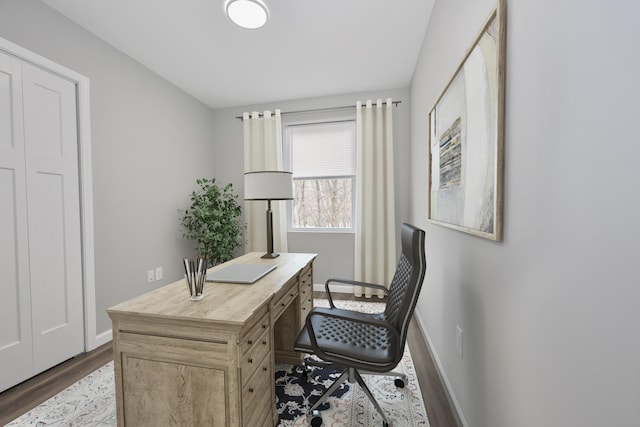 319 Mechanic St, Laconia, NH 03246 - office space with baseboards and wood finished floors