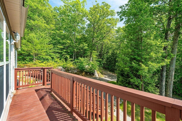 19 Wendy Dr, Alton, NH 03810 - view of wooden deck