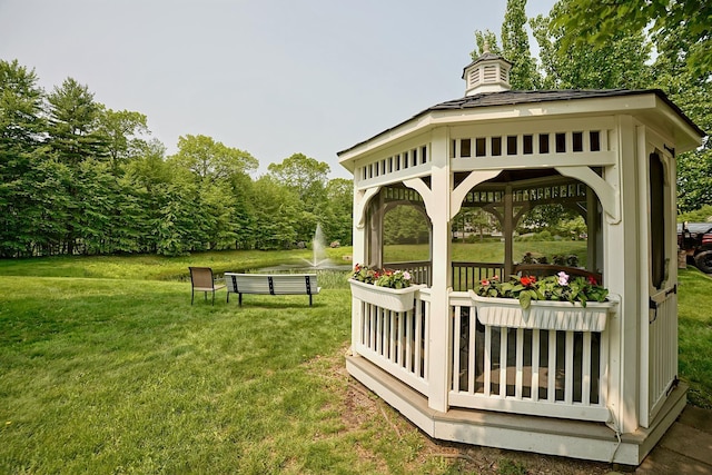 3 Sterling Hill Ln Unit 324, Exeter, NH 03833 - view of green lawn with a gazebo