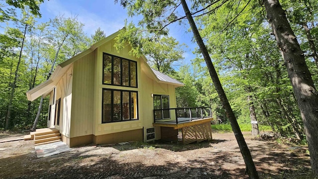 209 Craney Hill Rd, Henniker, NH 03242 - view of property exterior featuring a wooden deck