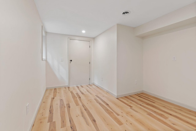 209 Craney Hill Rd, Henniker, NH 03242 - unfurnished room featuring light wood finished floors, recessed lighting, and baseboards