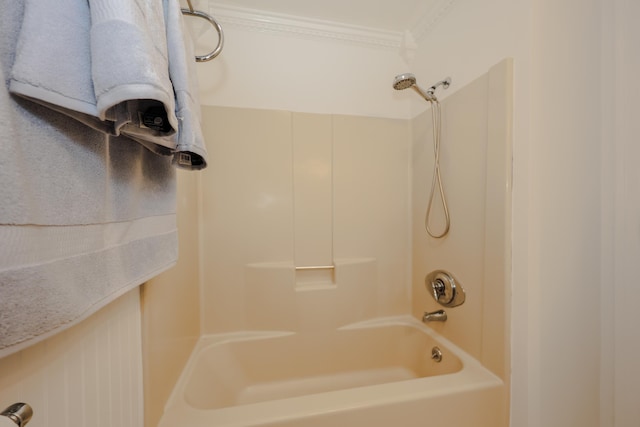 4 Kimberly Dr Unit 4, Merrimack, NH 03054 - bathroom featuring crown molding and tub / shower combination