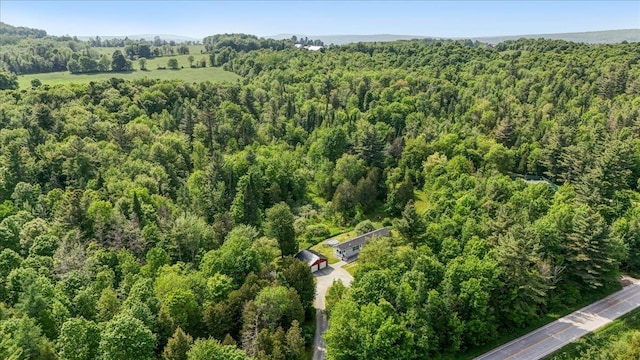 4611 W Berkshire Rd, Enosburg, VT 05450 - view of property location with a heavily wooded area