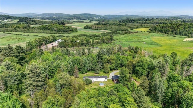 4611 W Berkshire Rd, Enosburg, VT 05450 - aerial view of a mountainous background and a forest