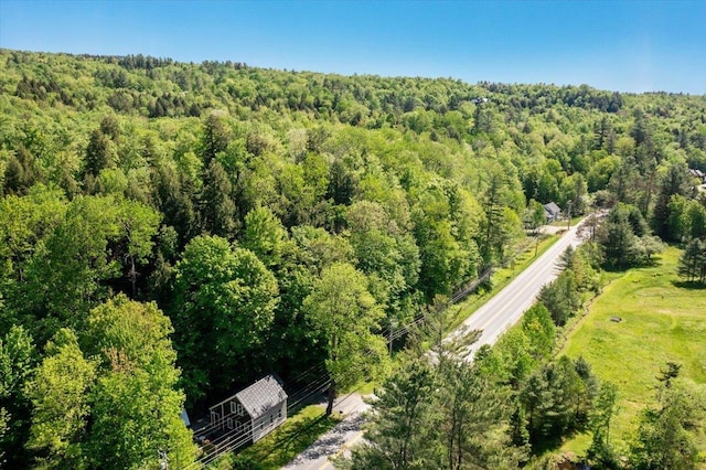 4780 Mountain Rd, Stowe, VT 05672 - drone / aerial view of a heavily wooded area