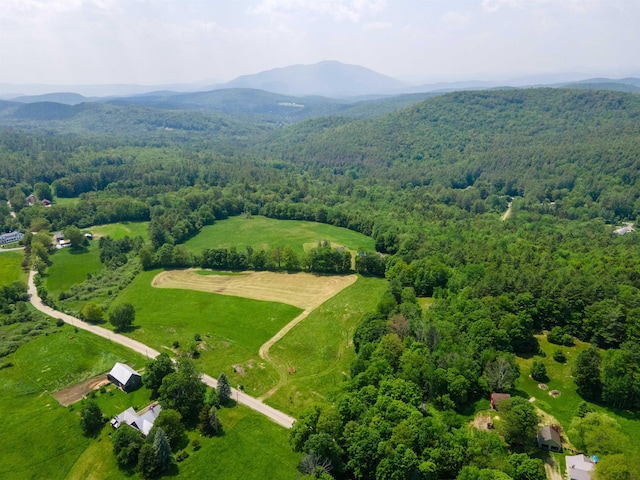 402 E Rd, Cornish, NH 03745 - aerial view of a forest and mountains