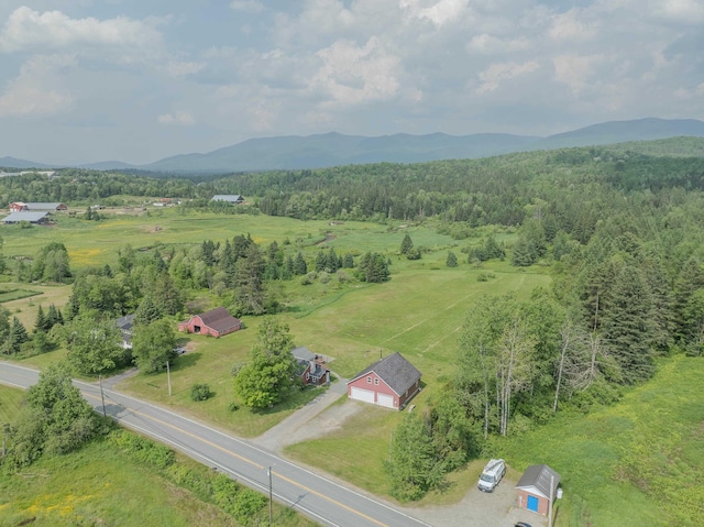 336 N Rd, Lancaster, NH 03584 - view of rural area with a mountainous background and a forest