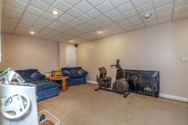 50 Kienia Rd, Hudson, NH 03051 - rec room featuring carpet, recessed lighting, and baseboards