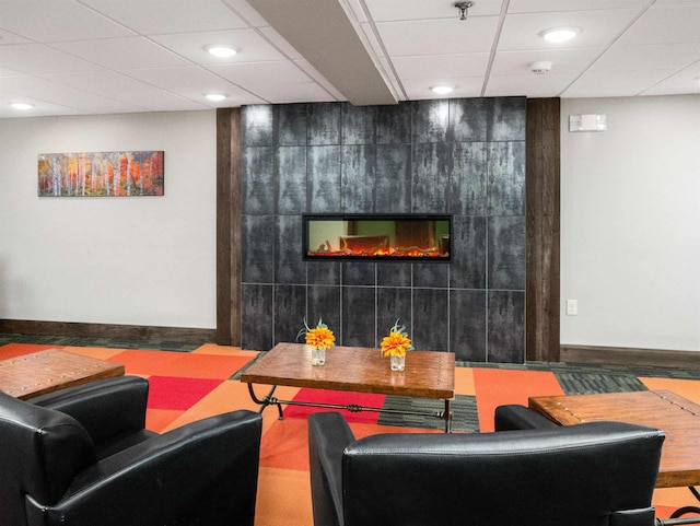 137 E Mountain Rd Unit 2A3, Killington, VT 05751 - community lobby with recessed lighting and a drop ceiling