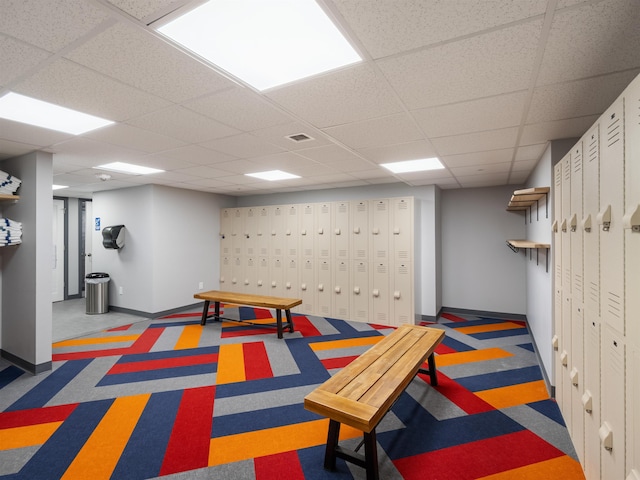 137 E Mountain Rd Unit 2A3, Killington, VT 05751 - playroom with a drop ceiling and baseboards