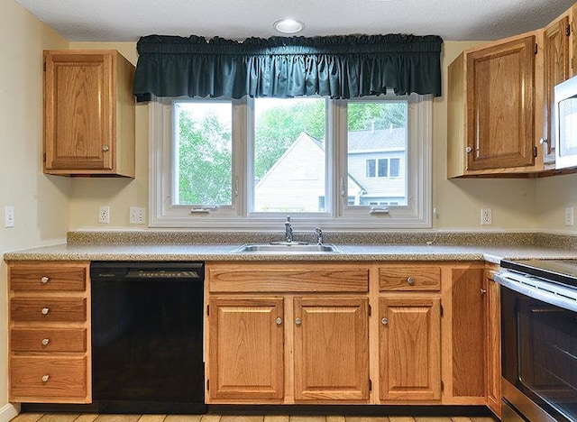 1 Wesley Ln, Keene, NH 03431 - kitchen featuring dishwasher, a sink, electric range, and healthy amount of natural light