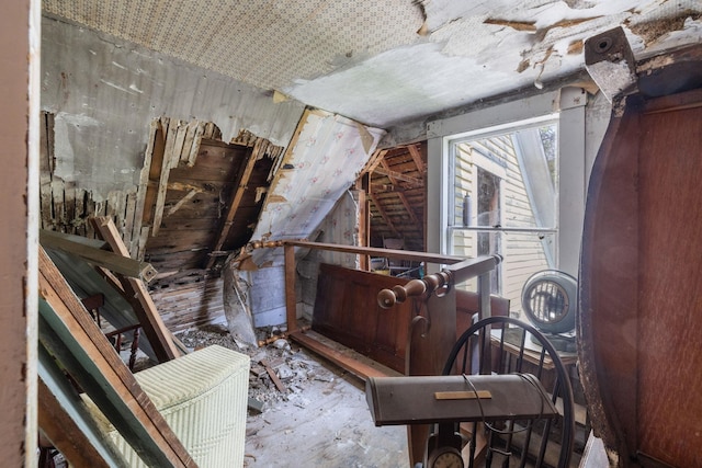 9 Laurel St, Whitefield, NH 03598 - misc room featuring vaulted ceiling