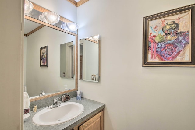 105 Valley View Rd, Easton, NH 03580 - bathroom with vanity