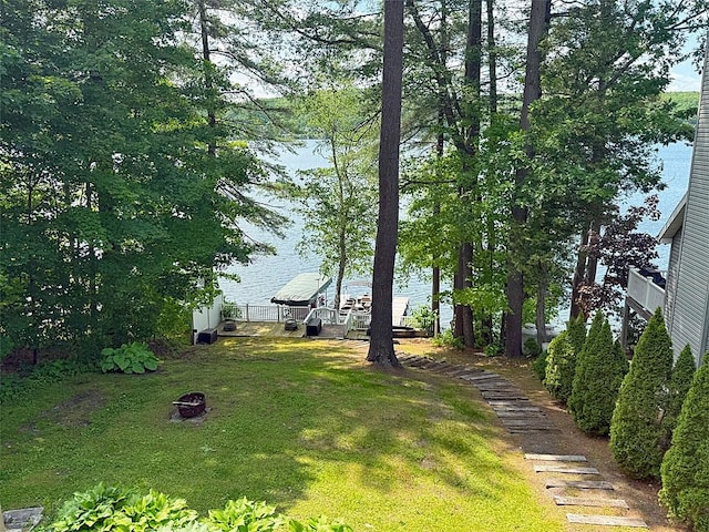 422/431 Little Rutland Rd, Castleton, VT 05735 - view of green lawn with a water view